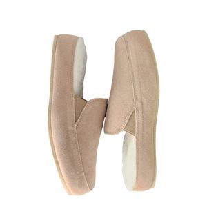 EDDIE BAUER Cream/Tan Faux Fur Lined Slippers Size 9-10 Cozy/Comfort/Loungewear